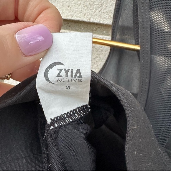 Zyia All Star Sports Bra One More Rep Racerback
Zip Sheer Black Large Athleisure - Picture 7 of 10